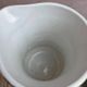 Vintage Art Deco toilet jug – Green and gold geometric design – Vintage vase