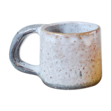 Vintage mug in bluish sandstone