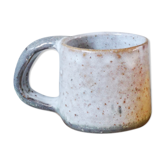 Vintage mug in bluish sandstone