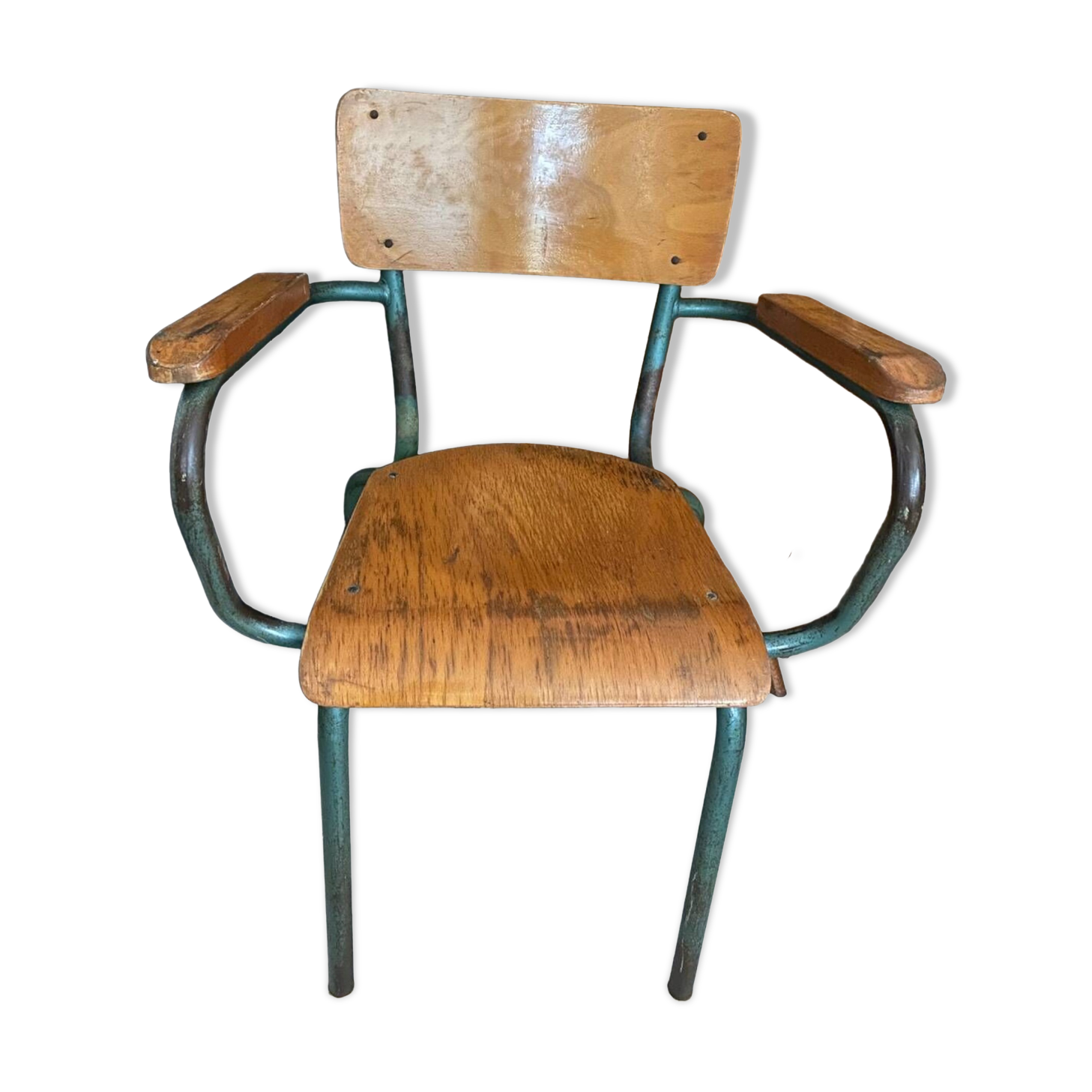 Vintage schoolmaster armchair