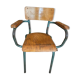 Vintage schoolmaster armchair