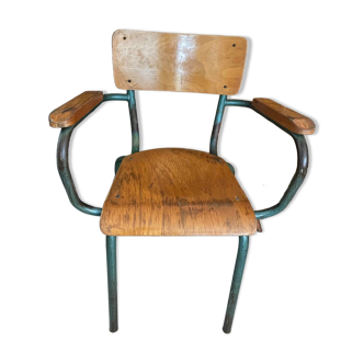 Vintage schoolmaster armchair