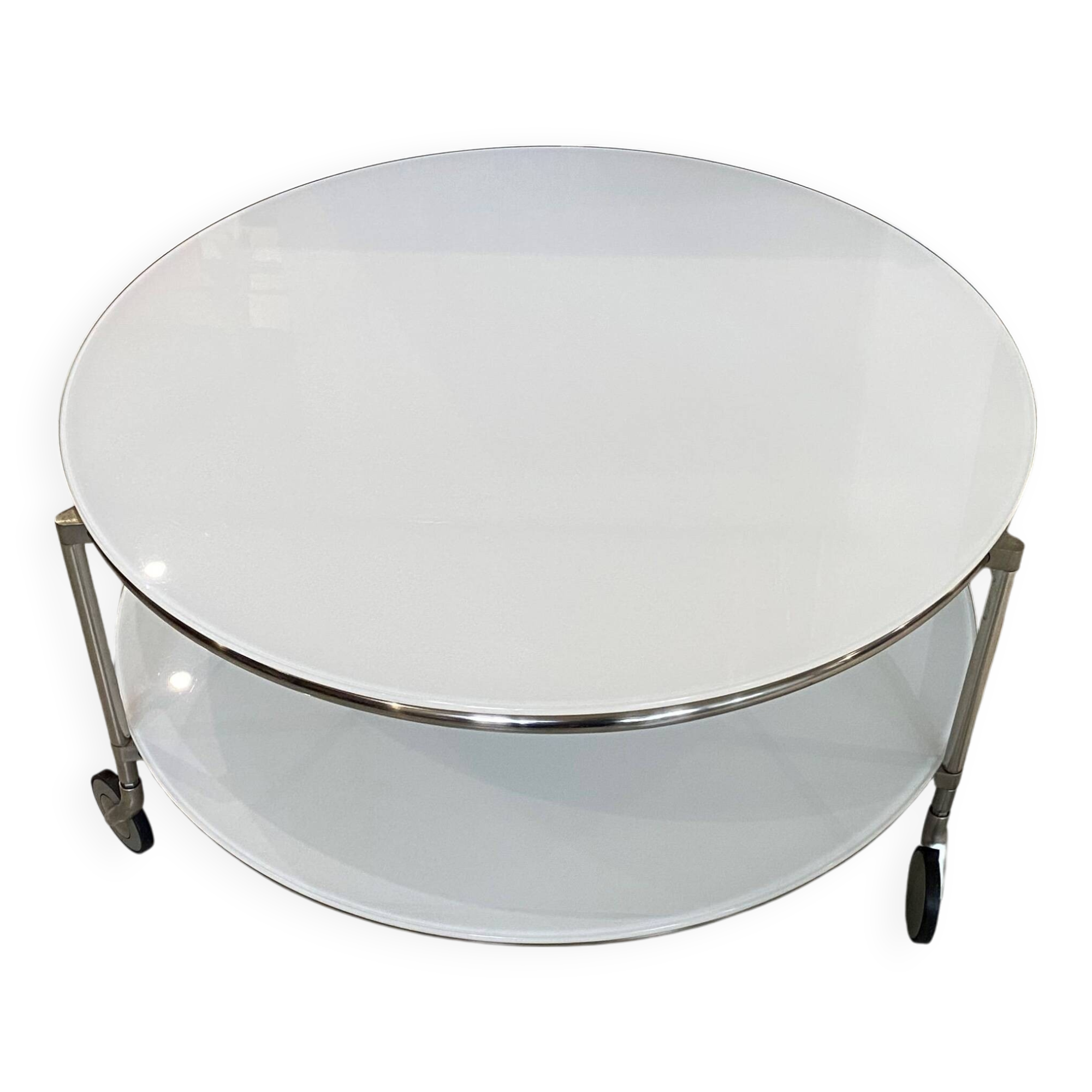 STRIND coffee table by Ehlen Johansson for IKEA, vintage white, 1970s