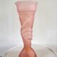 Art Deco pink hand vase