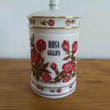 Vintage old pharmacy pot in opaline