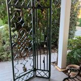 Wrought iron screen