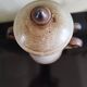 Stoneware coffee pot with filter