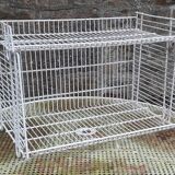 Interlocking rack made of sheathed metal wire