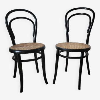 Lot de 2 chaises bistrot vintage