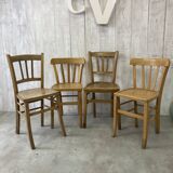 Set of 4 mismatched bistro chairs (Luterna...)