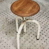Vintage swivel stool laboratory stool studio stool