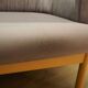 Lilac velour sofa, Danish design, 1970s, production: Denmark