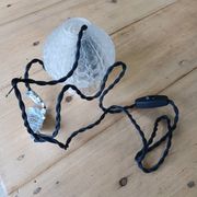 1 suspension/ baladeuse vintage en verre