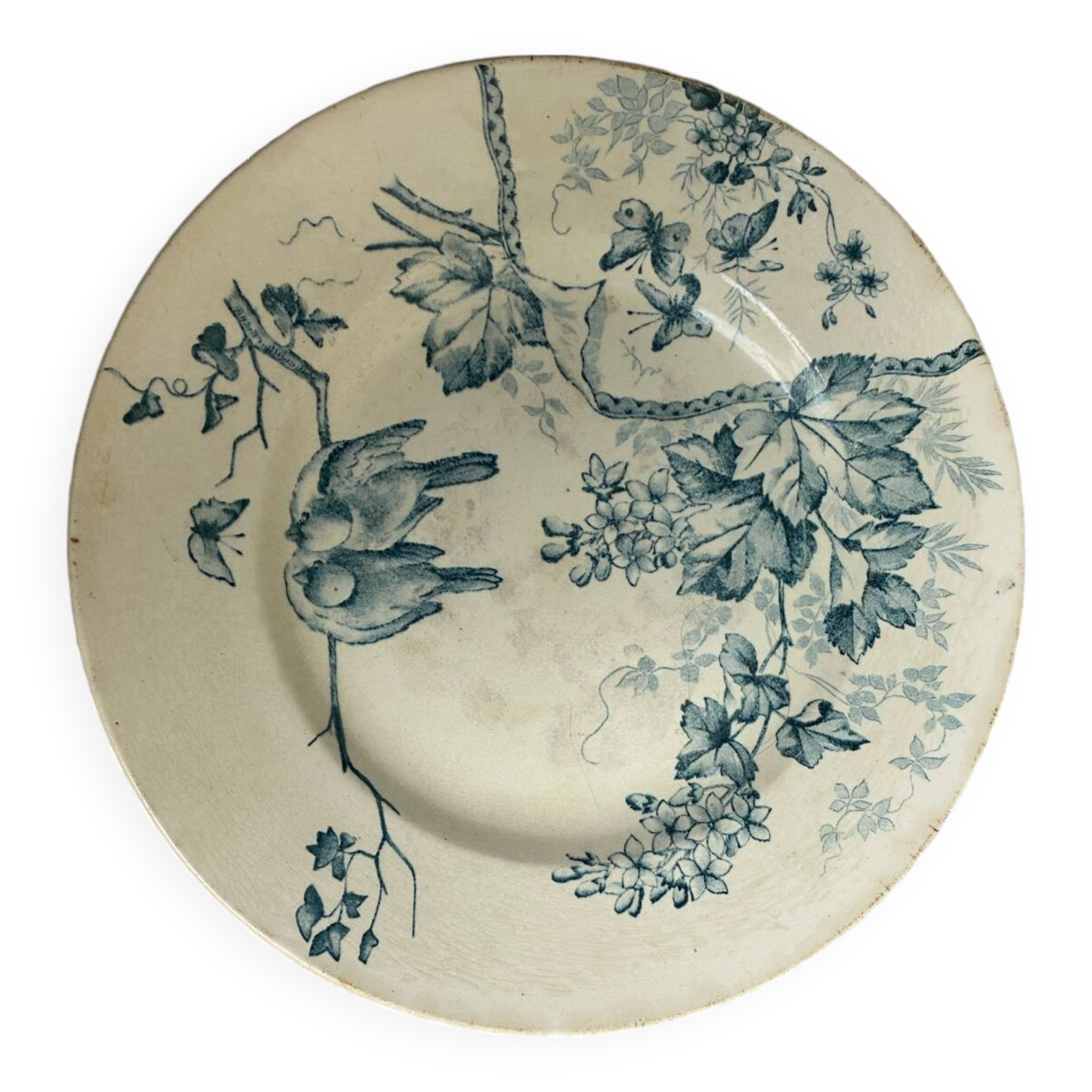 Ironware plate "birds"