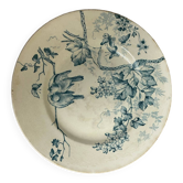 Assiette en terre de fer « oiseaux »