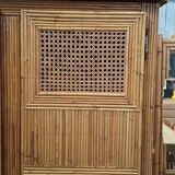 Rattan wardrobe