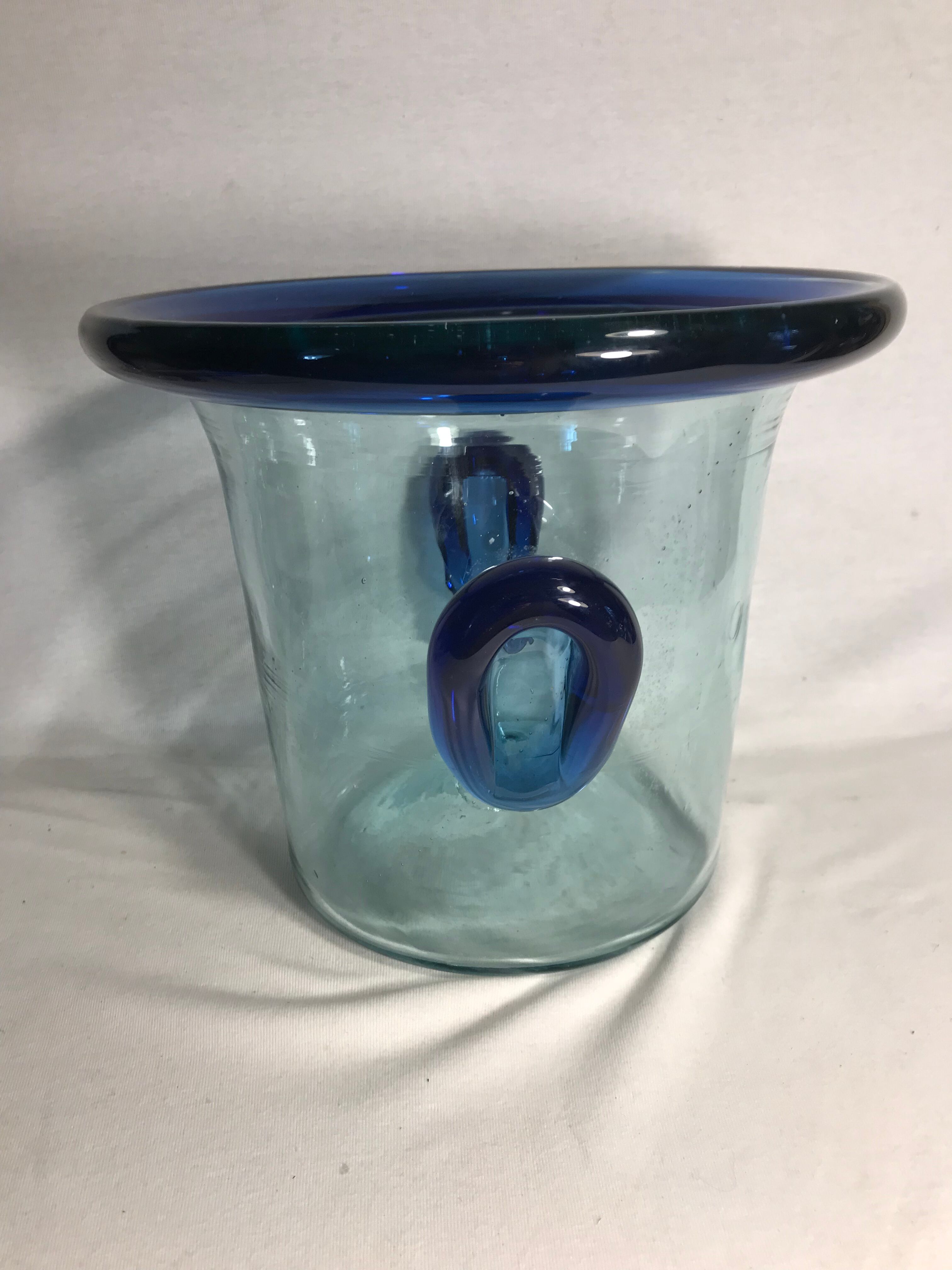 Old glass champagne seal