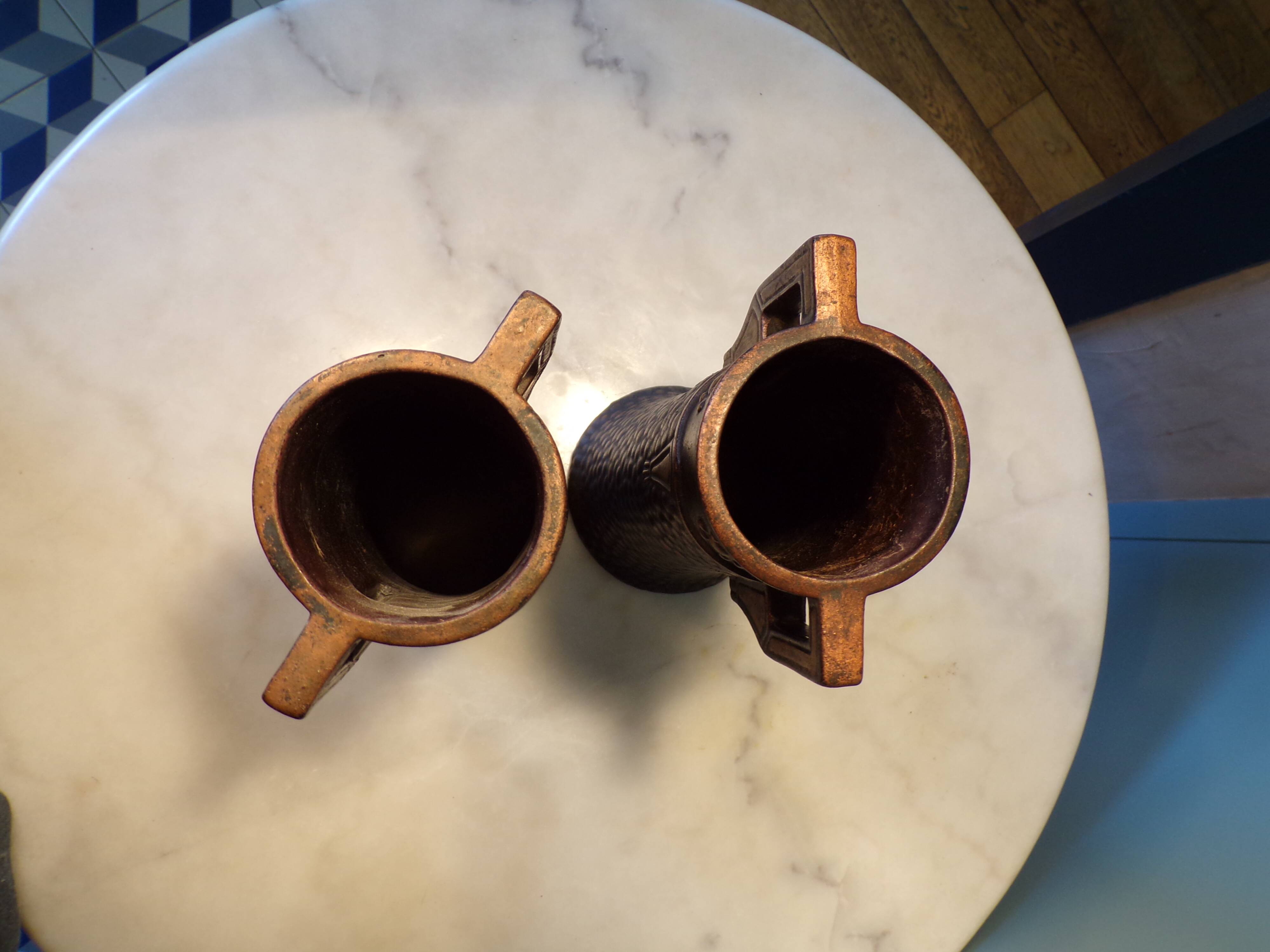 Pair of art deco vases Clanta 2437F