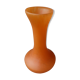 Art Deco soliflore vase in orange glass paste