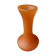 Art Deco soliflore vase in orange glass paste