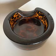 XXL pocket tray Murano 1970 Italian design blown glass
