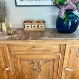 Buffet art déco en chêne massif