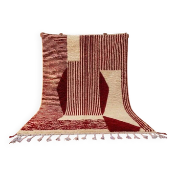 Tapis berbère marocain fait main traditionnelle artisanale taille 2/3 m