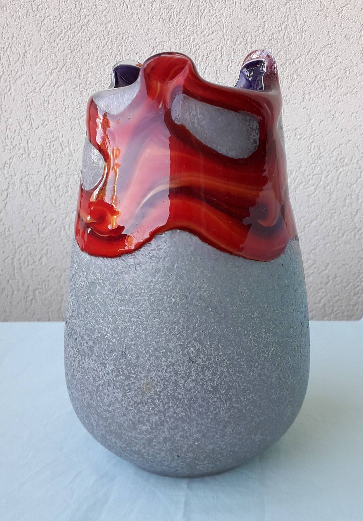 Treasure of the Galleon glass vase