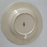 Assiette Sarreguemines modèle Touraine
