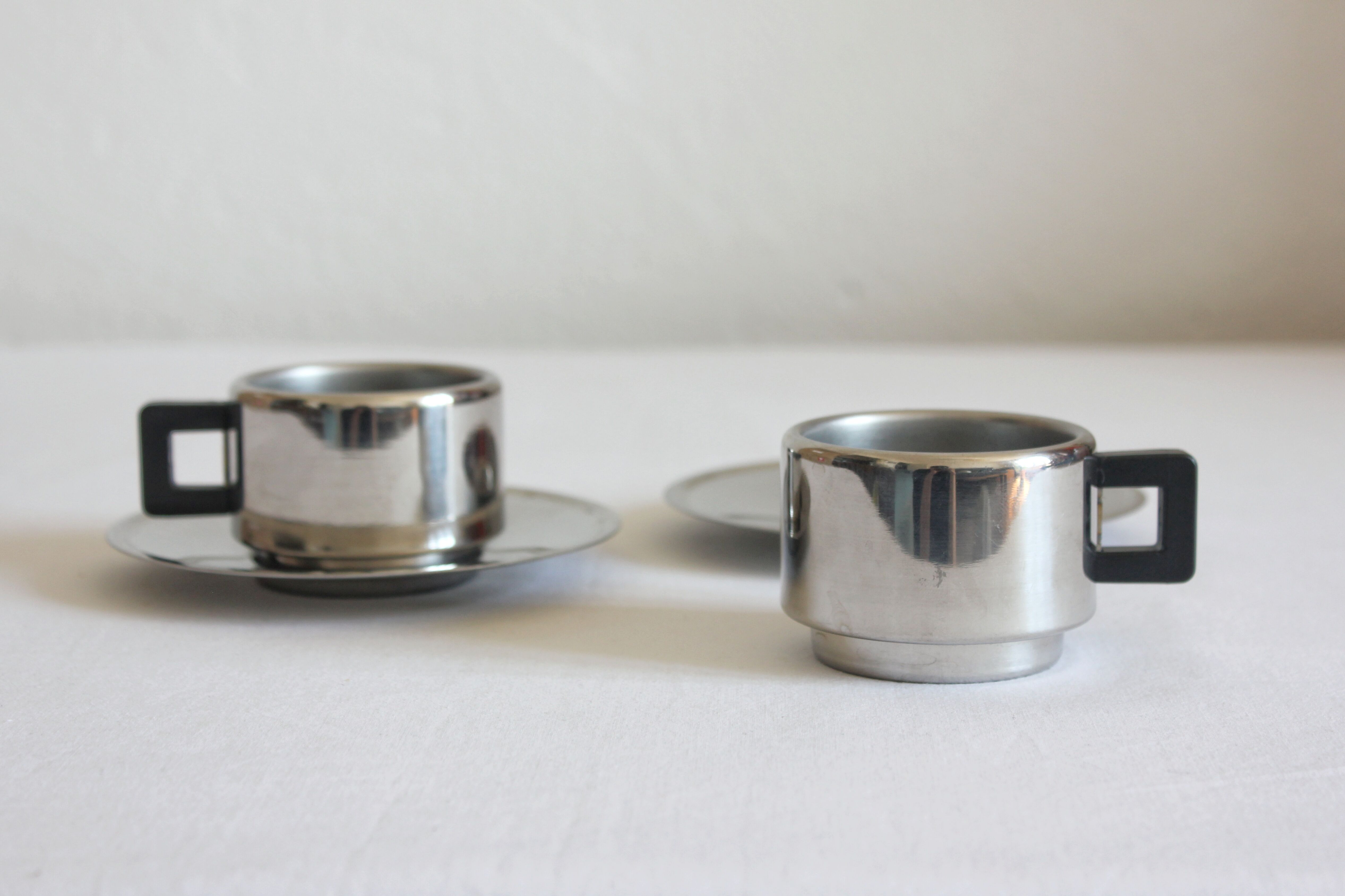 2 cups sto casalinghi italian design 70s
