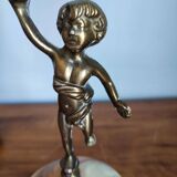 Pair of vintage cherub candlesticks