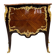 Jumping Commode in Marquetry and Gilded Bronzes Attributed to the House of Millet, 19th Century