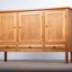Brutalist Oak Sideboard attributed to Henning Kjærnulf, Denmark, 1960s