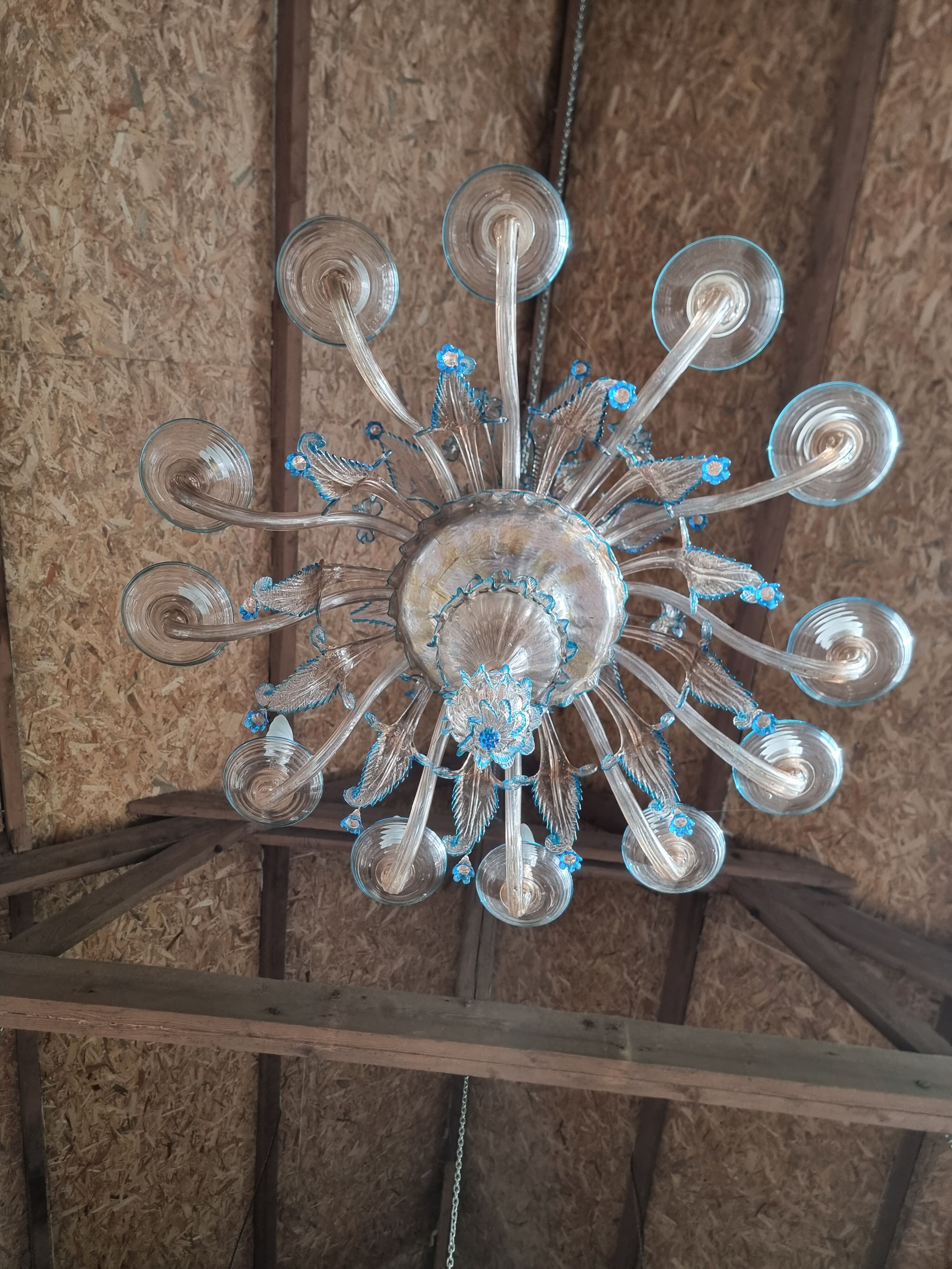 Murano glass chandelier