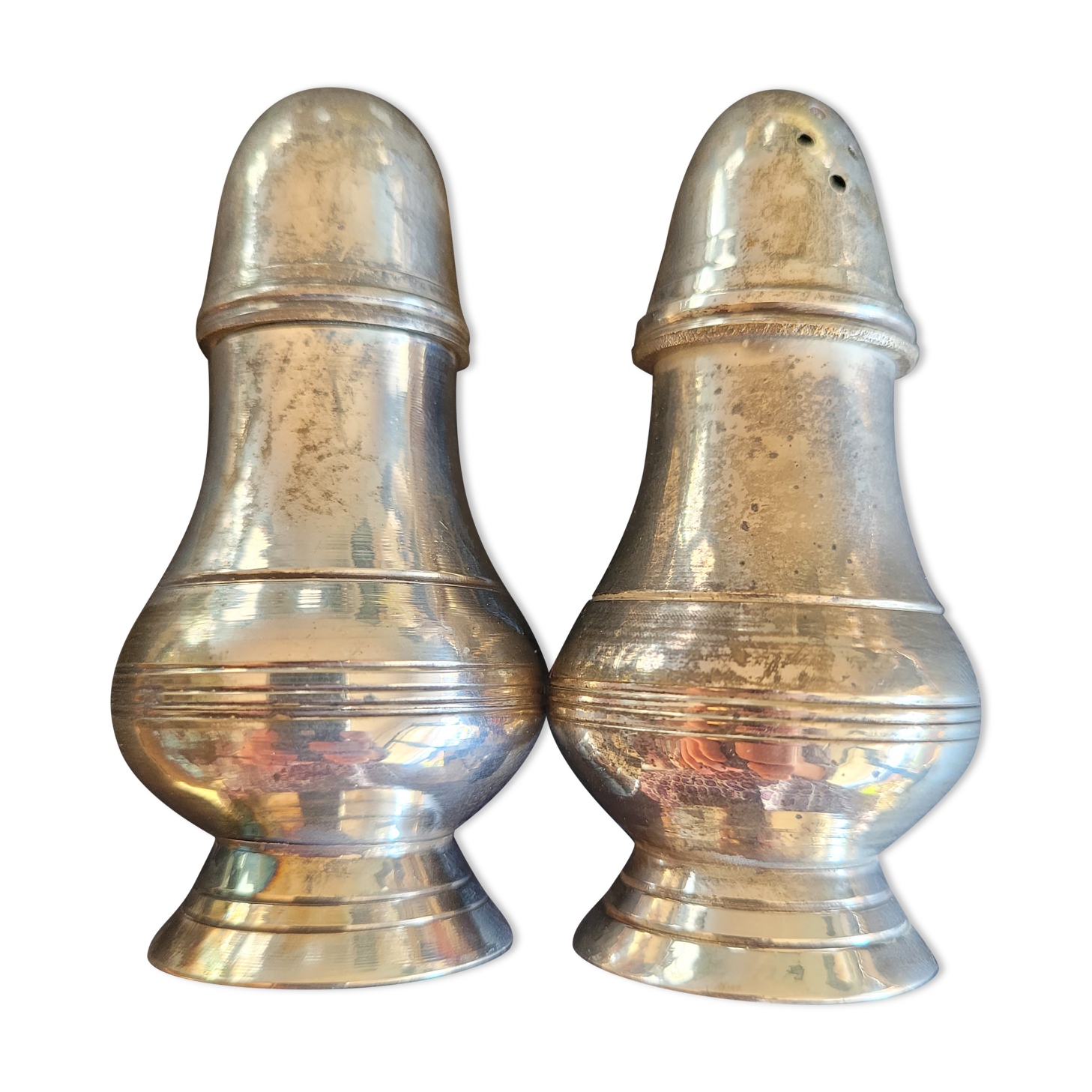 Salt and silver pepper shaker