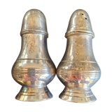 Salière et poivrière argent
