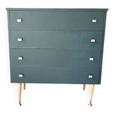 Commode vintage années 60 pieds fuseaux