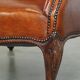 Fully restored antique sheepskin armchair