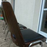 6 stackable Baumann chairs