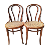Chaises en rotin et cannage