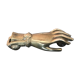 Hand brass paperweight