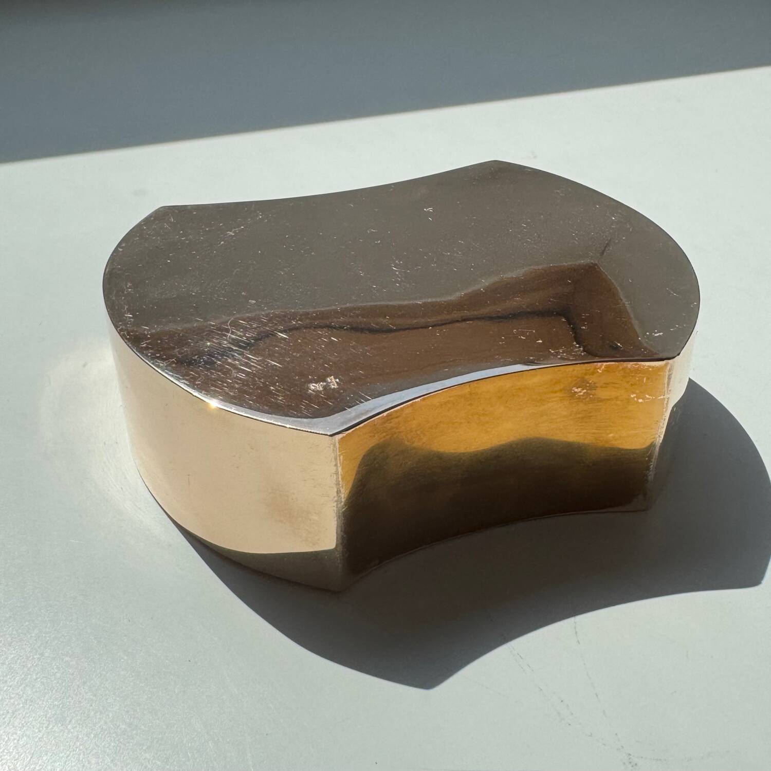 Bronze sculpture vase Monique Gerber