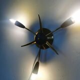 Plafonnier ou applique spoutnik laiton
