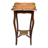 Sellette art nouveau en bois massif 76cm