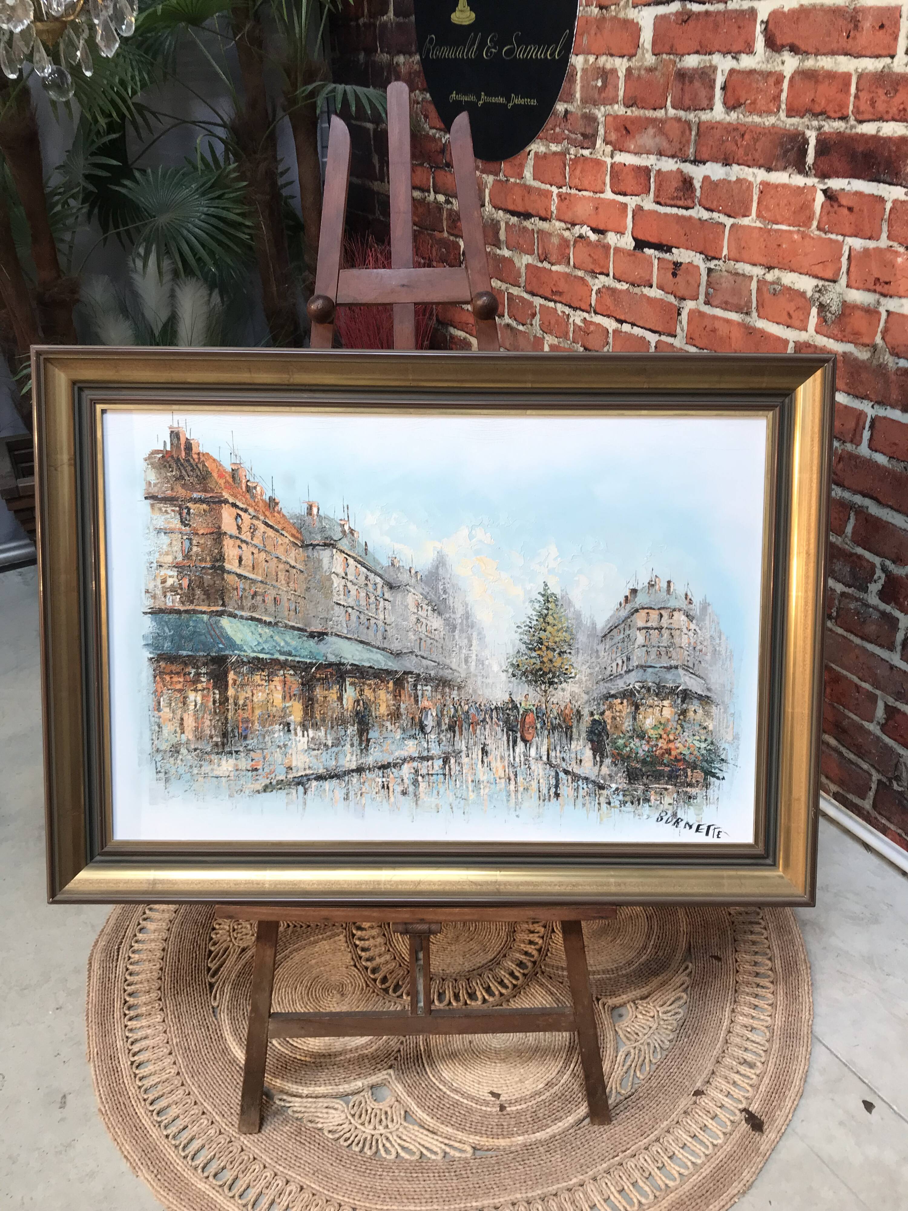 Parisian landscape by Burnett