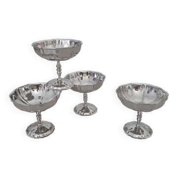 Stainless steel dessert ice cream bowls