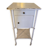 Metal bedside table