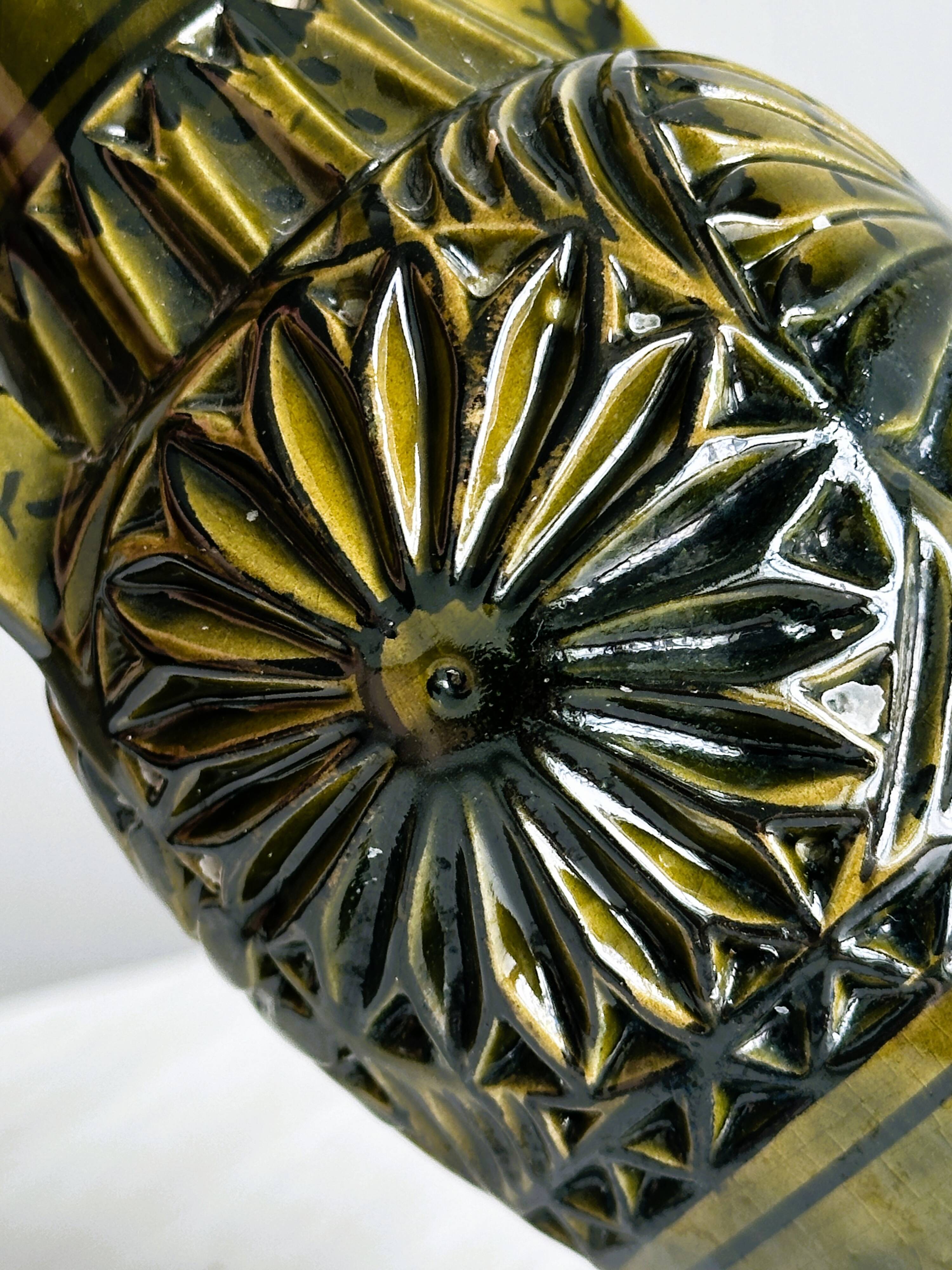 Small hand painted ceramic vase