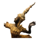 Thai bronze lamp