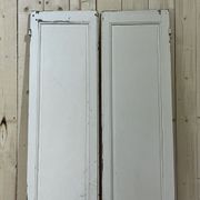 Pair of woodwork doors at the end of the 19th century in fir